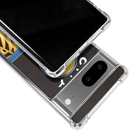 NBA Golden State Warriors Retro Palms Google Pixel 8 Clear Case